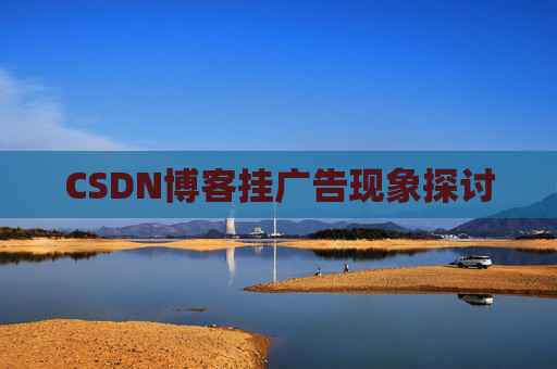 CSDN博客挂广告现象探讨